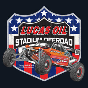 Lucas Oil Stadium Offroad McCall Tee Shirt - Mens all sizes Small to 3XL Design