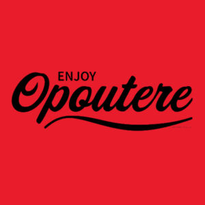 Enjoy Opoutere -  The red Tee Shirt Design