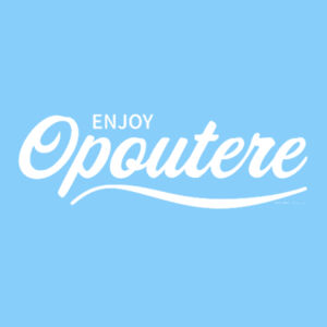 Enjoy Opoutere -  The blue Tee Shirt Design