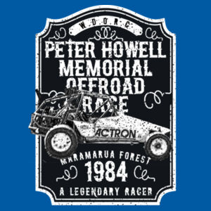 The Peter Howell Memorial Offroad Race Retro Kids Tee Shirt Design
