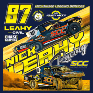 The 2023 Nick Leahy Racing Tee Shirt - Mens - all sizes - all colours Design