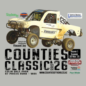 The Counties Classic 2026 Round 1 Vincent Joy Youth Tee - sizes 8yrs to 16yrs - Quality Guaranteed Design