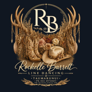 Rochelle Barrett Linedance ladies Tee - All sizes - Quality Guaranteed Design