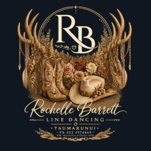 Rochelle Barrett Linedance Mens Tee - All sizes - Quality Guaranteed Design