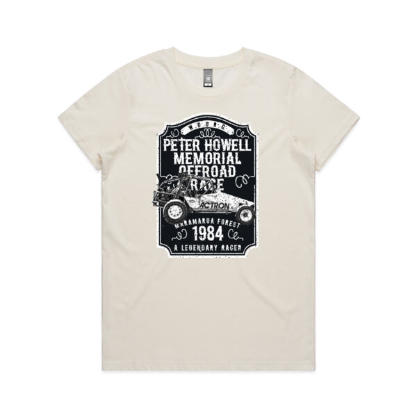 The Peter Howell Memorial Offroad Race Retro Ladies Tee Shirt Thumbnail