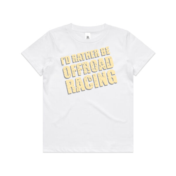 Id rather be Offroad Racing - Kids Tee  - Young sizes - good colour choices Thumbnail