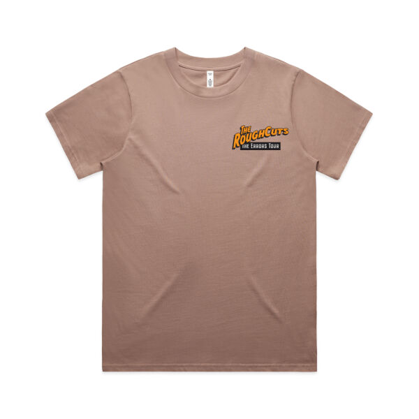 The RoughCuts Errors Tour Ladies Tee Shirt Thumbnail