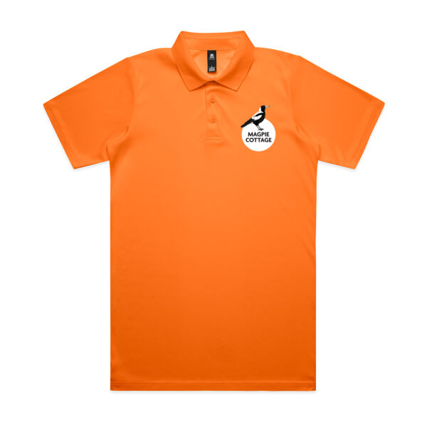 Magpie Cottage Polo - hiVis Orange Thumbnail