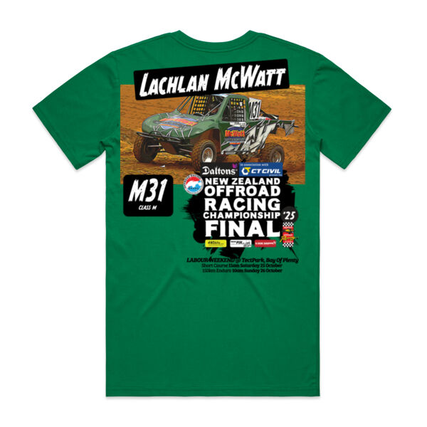 M31 Lachlan McWatt ORANZ Finals  Adult Mens Tee Shirt - All Colours - All Sizes  Thumbnail