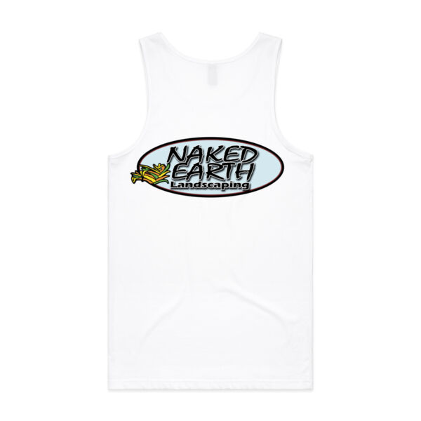Naked Earth Landscaping Mens Singlet - All Sizes - Limited Garment Colours Thumbnail