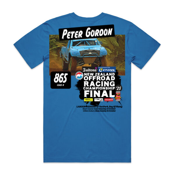 865 Peter Gordon ORANZ Finals Tee Shirt - All Colours - All Sizes - Guaranteed Quality Thumbnail