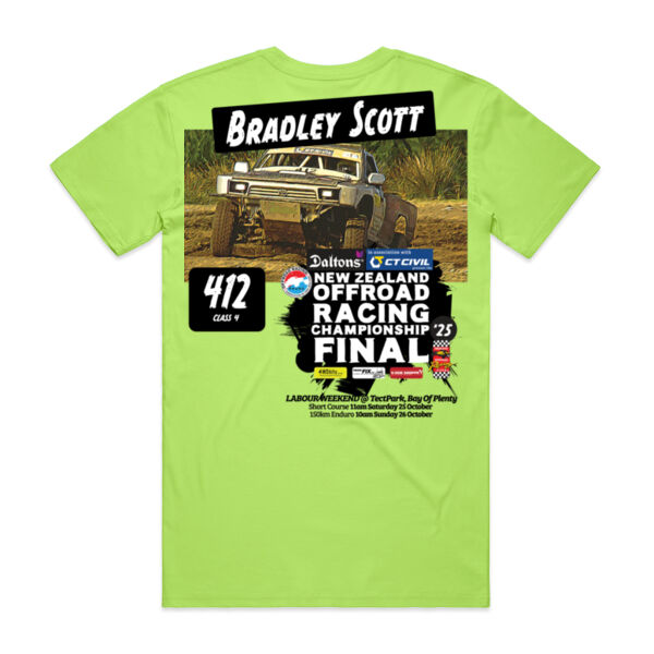 412 Bradley Scott ORANZ Final Tee - All Coloured Garments - All Sizes - Quality Guaranteed Thumbnail