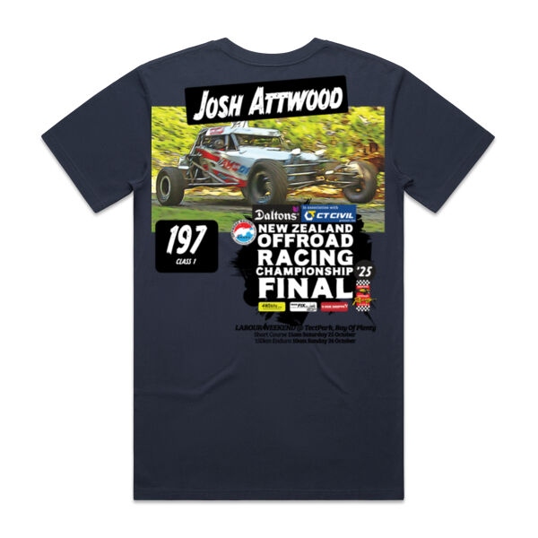 197 Josh Attwood ORANZ Final Tee - all colour garments, all sizes, guaranteed quality Thumbnail