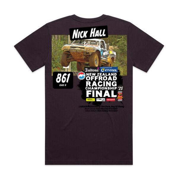 861 Nick Hall ORANZ Final Tee -Limited Colour Garments - All Sizes - Quality Guaranteed Thumbnail