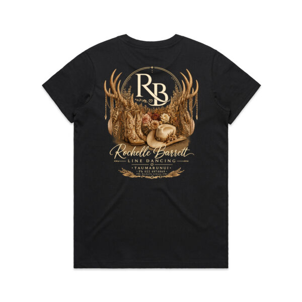 Rochelle Barrett Linedance ladies Tee - All sizes - Quality Guaranteed Thumbnail