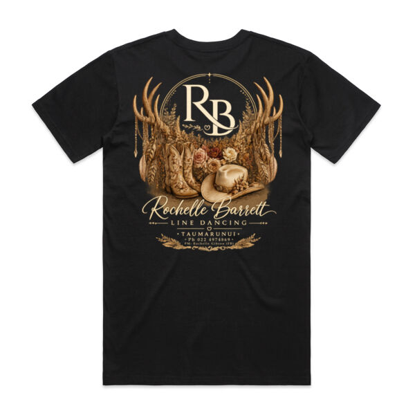 Rochelle Barrett Linedance Mens Tee - All sizes - Quality Guaranteed Thumbnail