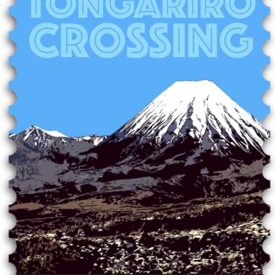 Tongariro Crossing stamp Thumbnail