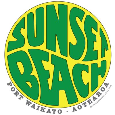 Sunset Beach device green on yellow Thumbnail