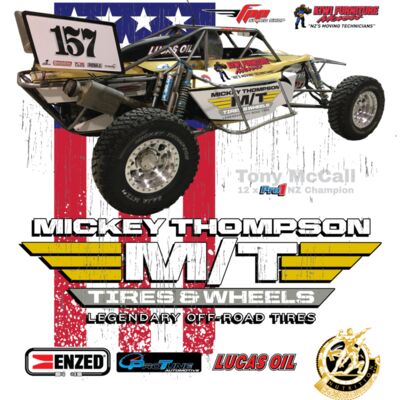 157 Tony McCall Mickey Thompson 2025 Tee Shirt Thumbnail