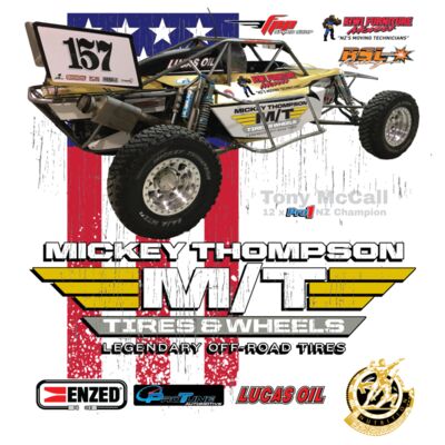 Mickey Thompson McCall Motorsport Sponsors Tee Thumbnail