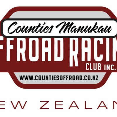 Counties Manukau Offroad Racing Club logo with New Zealand byline Thumbnail
